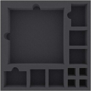 Feldherr 285 mm x 285 mm x 50 mm Schaumstoffeinlage für Brettspiele