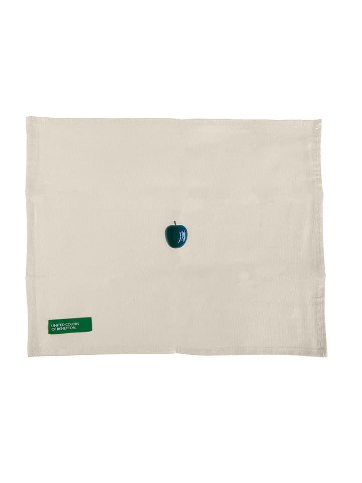 Benetton 4er-Set: Tischsets in Creme/ Grün - (L)35 x (B)45 cm günstig kaufen onesize