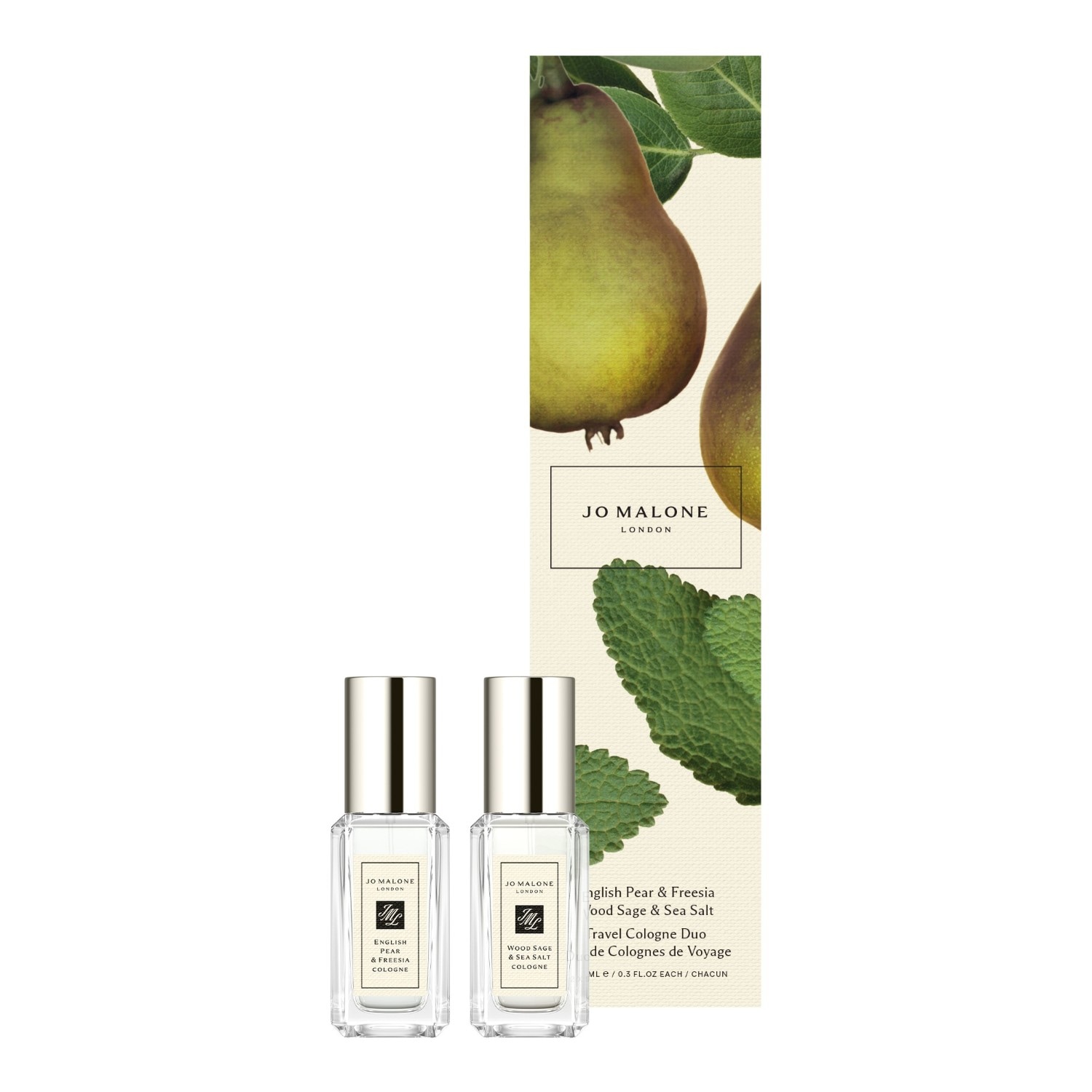 English Pear & Freesia + Wood Sage & Sea Salt Travel Duo