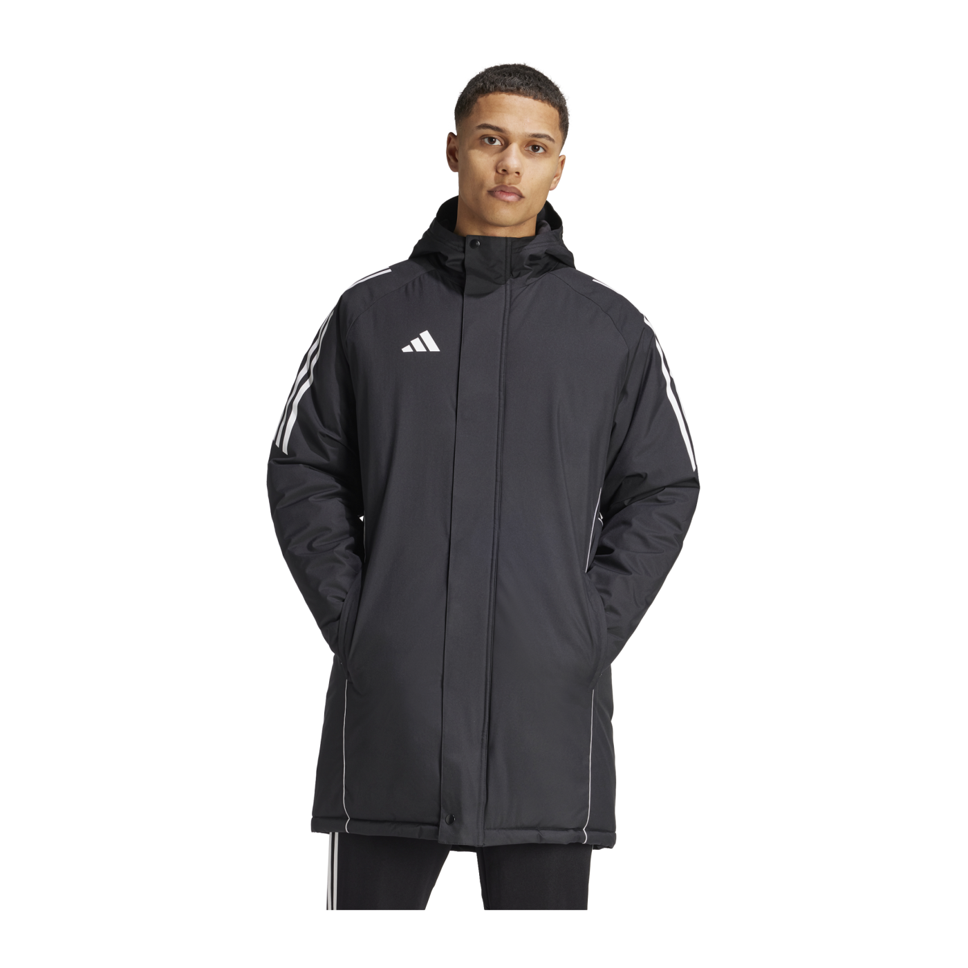 adidas Tiro 24 Winterjacke Schwarz Weiss Laufschuh