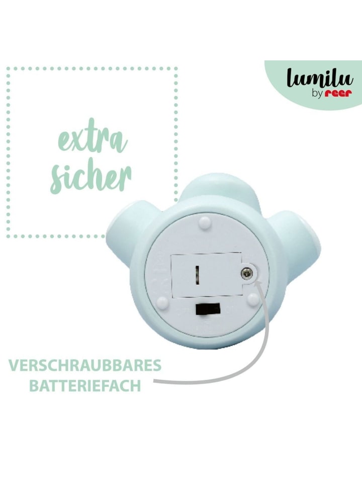 Reer lumilu Mini Zoo rhino in Blau ab 0 Monate günstig kaufen onesize