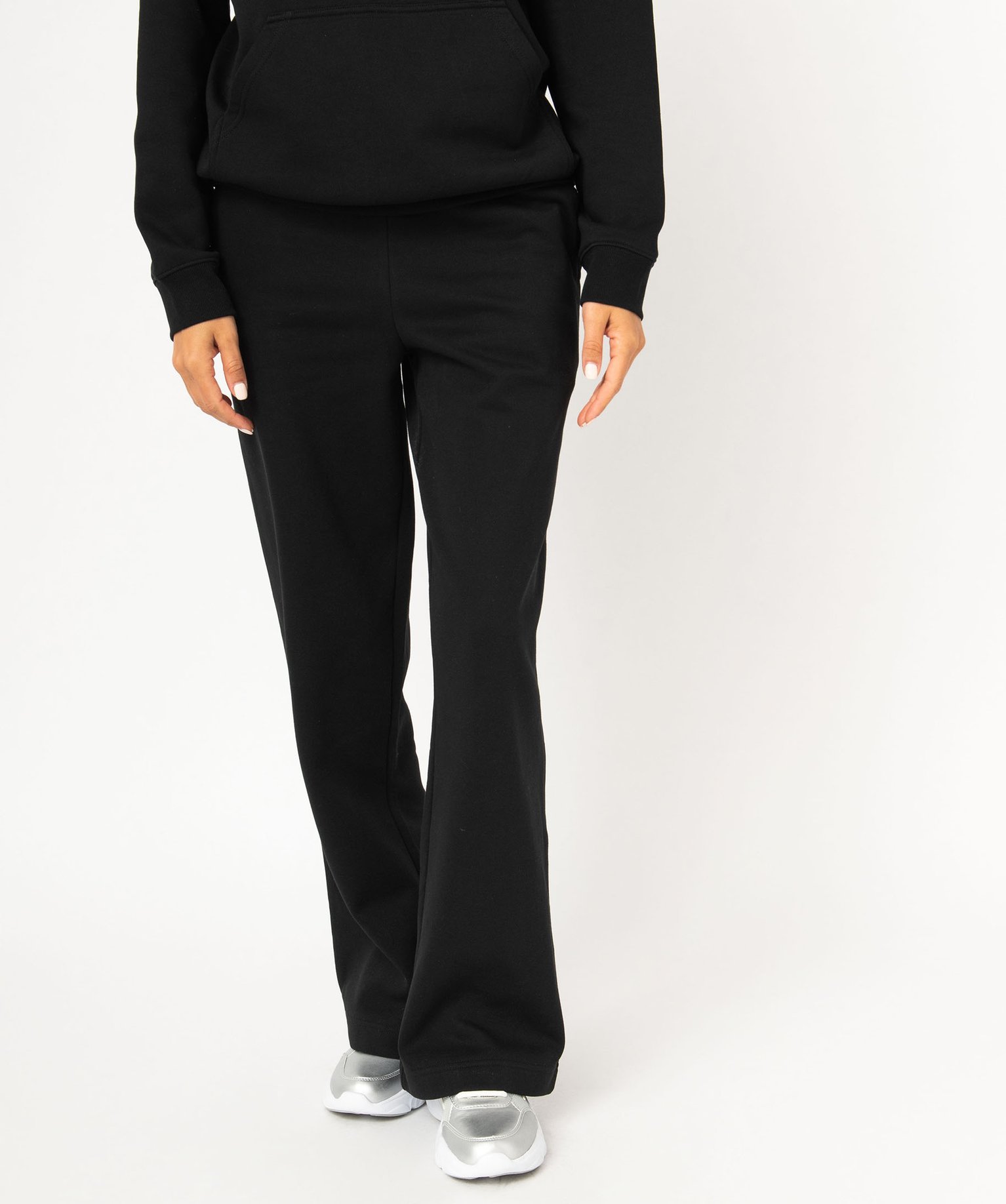 Pantalon de jogging coupe flare femme noir | GEMO