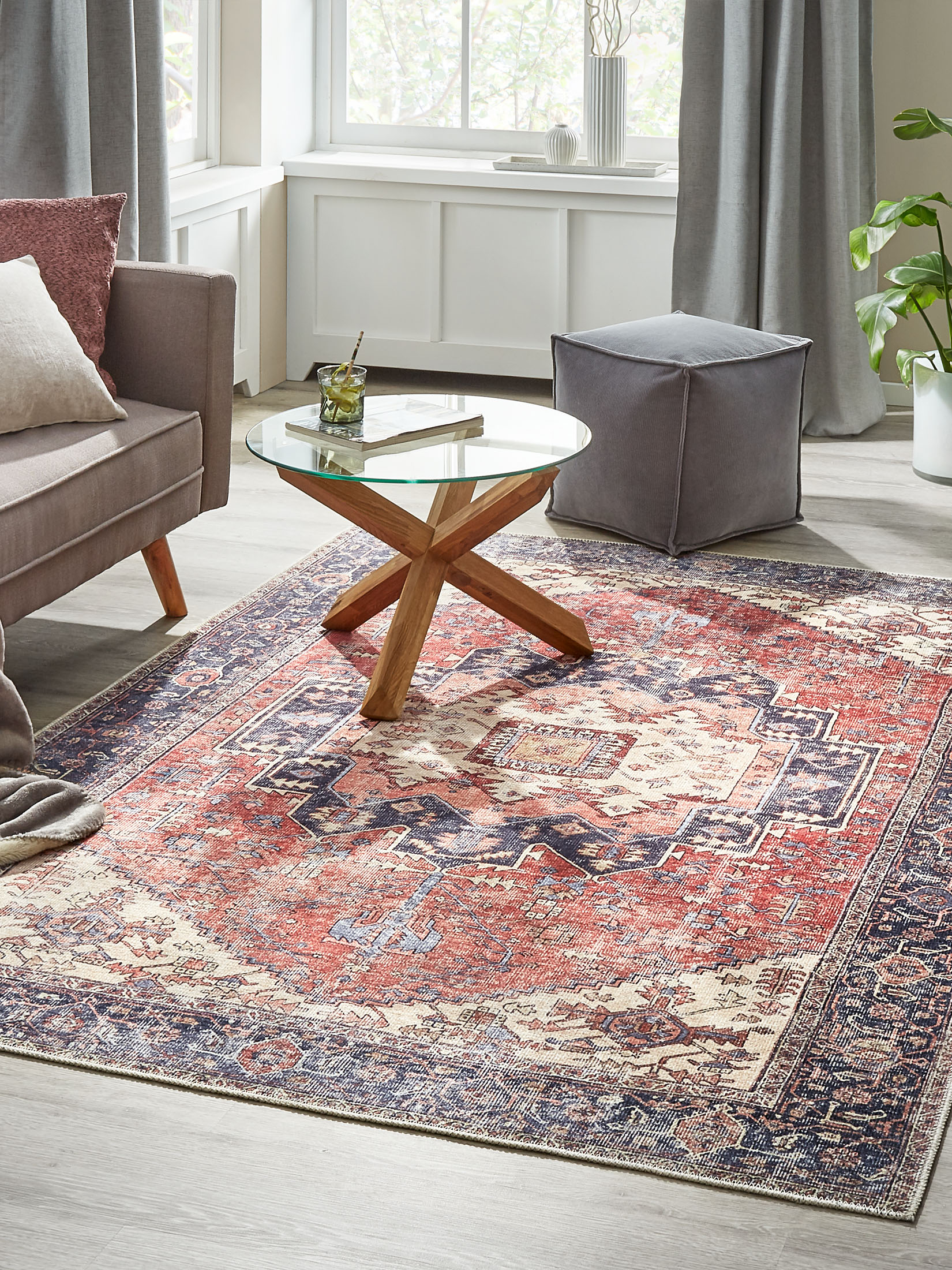 Kalail Vintage-Teppich, Rot