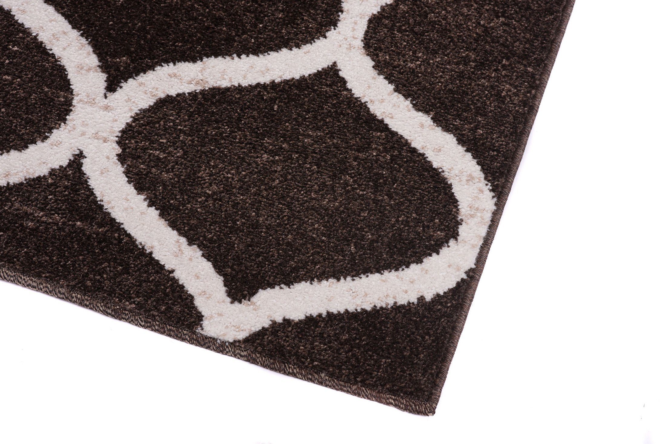 Läufer Läufer Flurläufer Modern für Vorzimmer, Küche - Braun, Mazovia, 70 x 100 cm, Kurzflor, Meterware, Höhe 10 mm, Kurzflor - niedrige Florhöhe