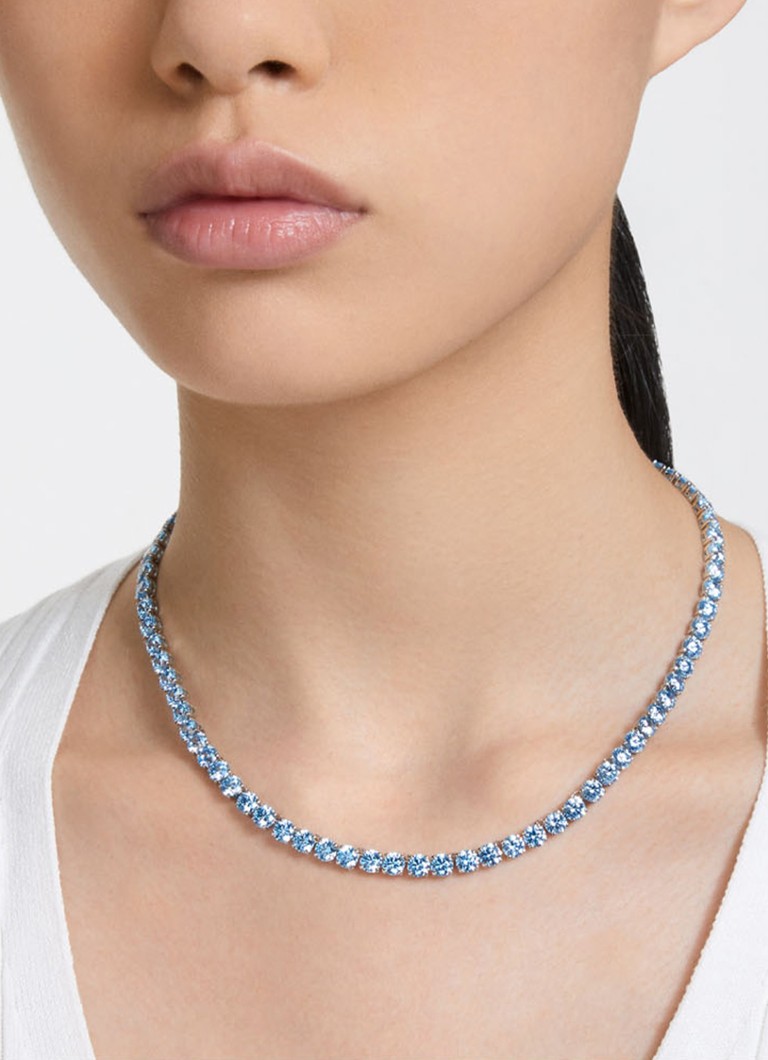 COLLANA Swarovski MATRIX M AQUAM/RHS M