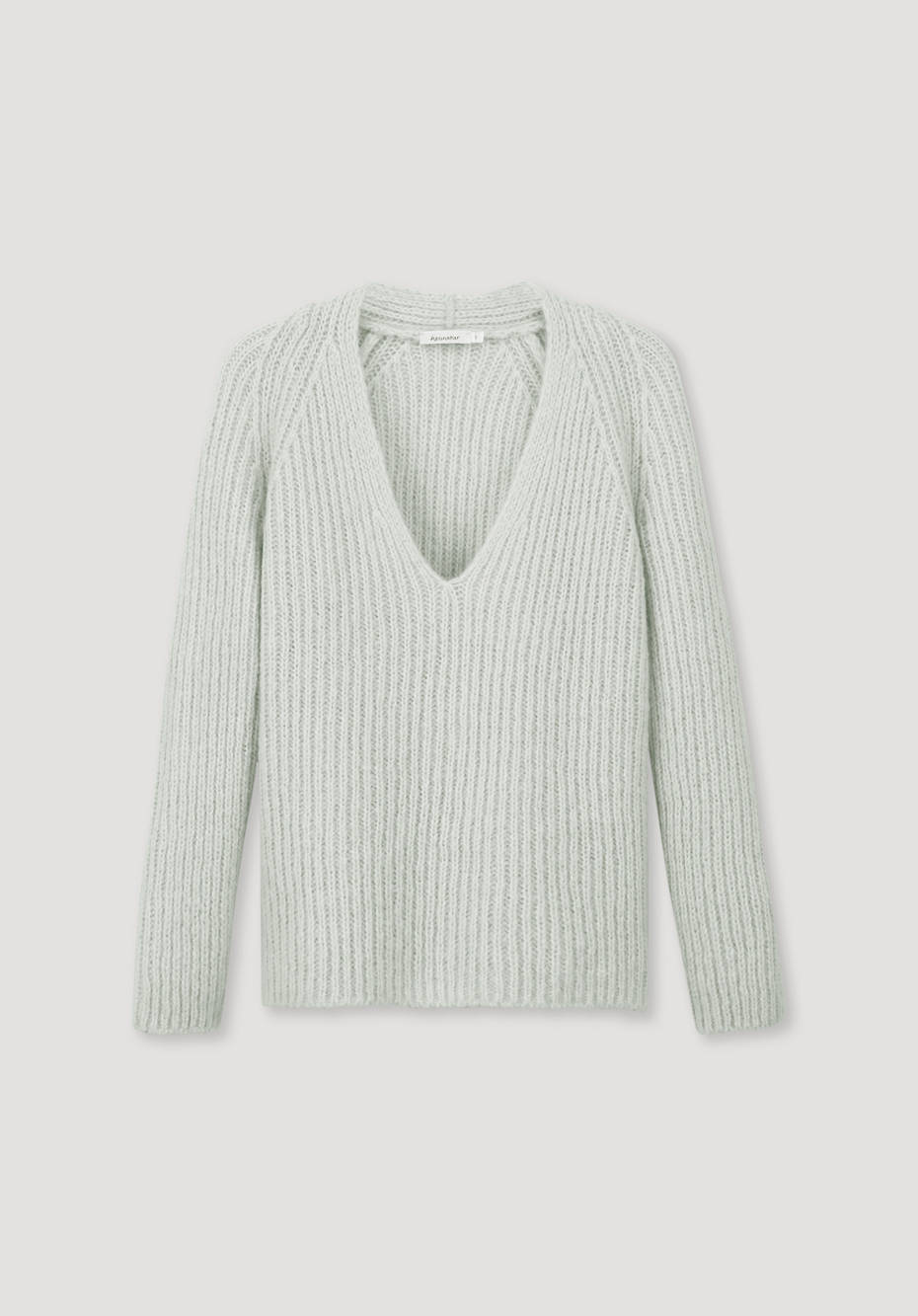Pullover aus Alpaka mit Bio-Baumwolle