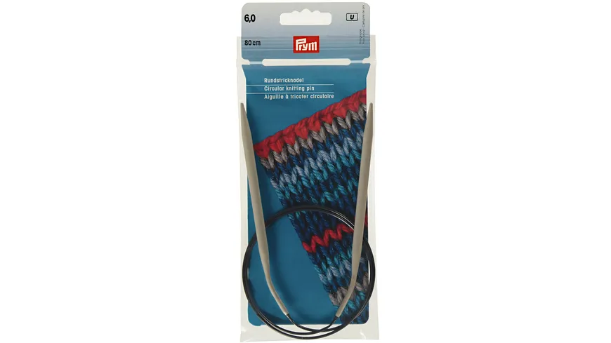 Prym Rundstricknadel 80cm Stärke 6