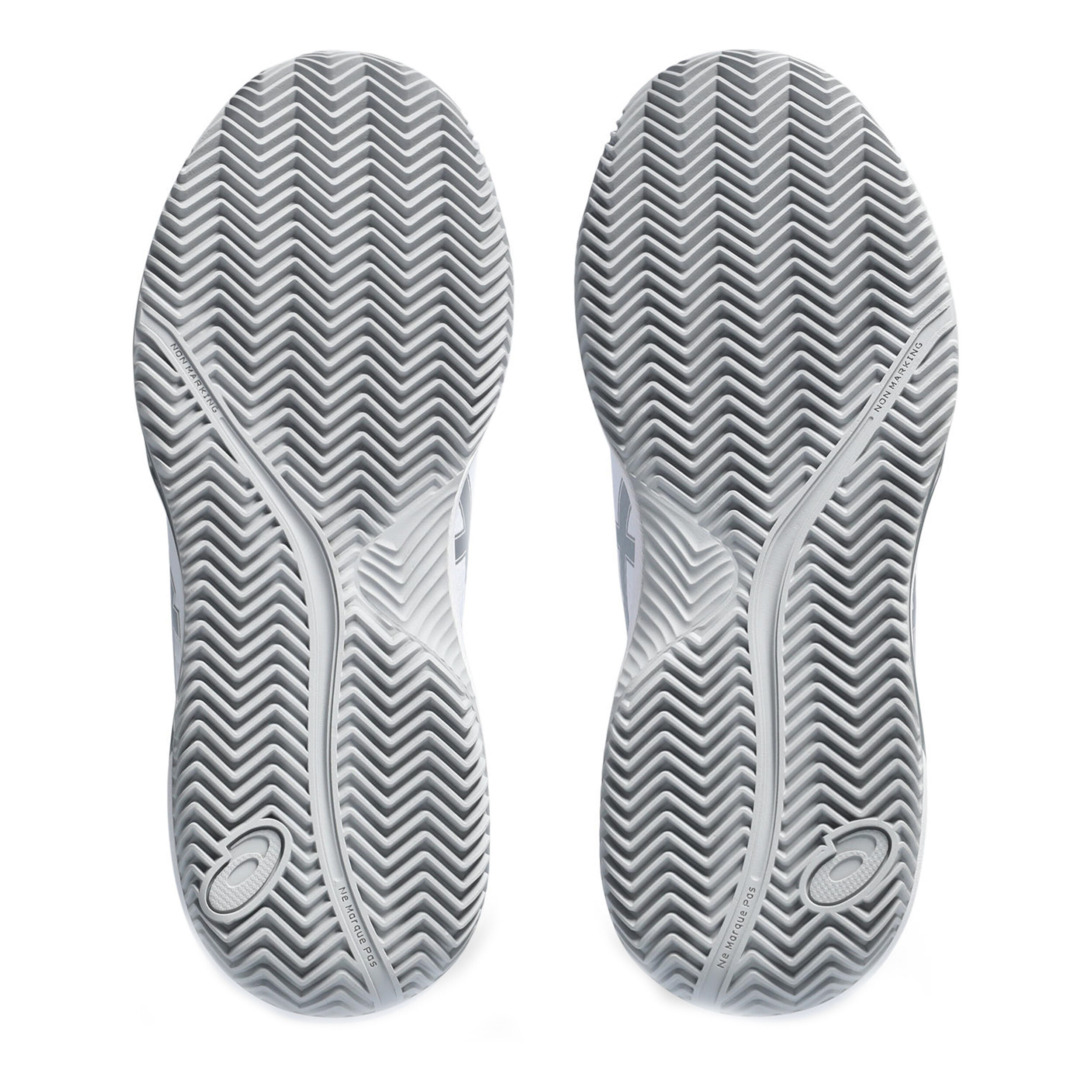 Gel-Dedicate 8 Sandplatzschuh Damen - Weiß, Silber
