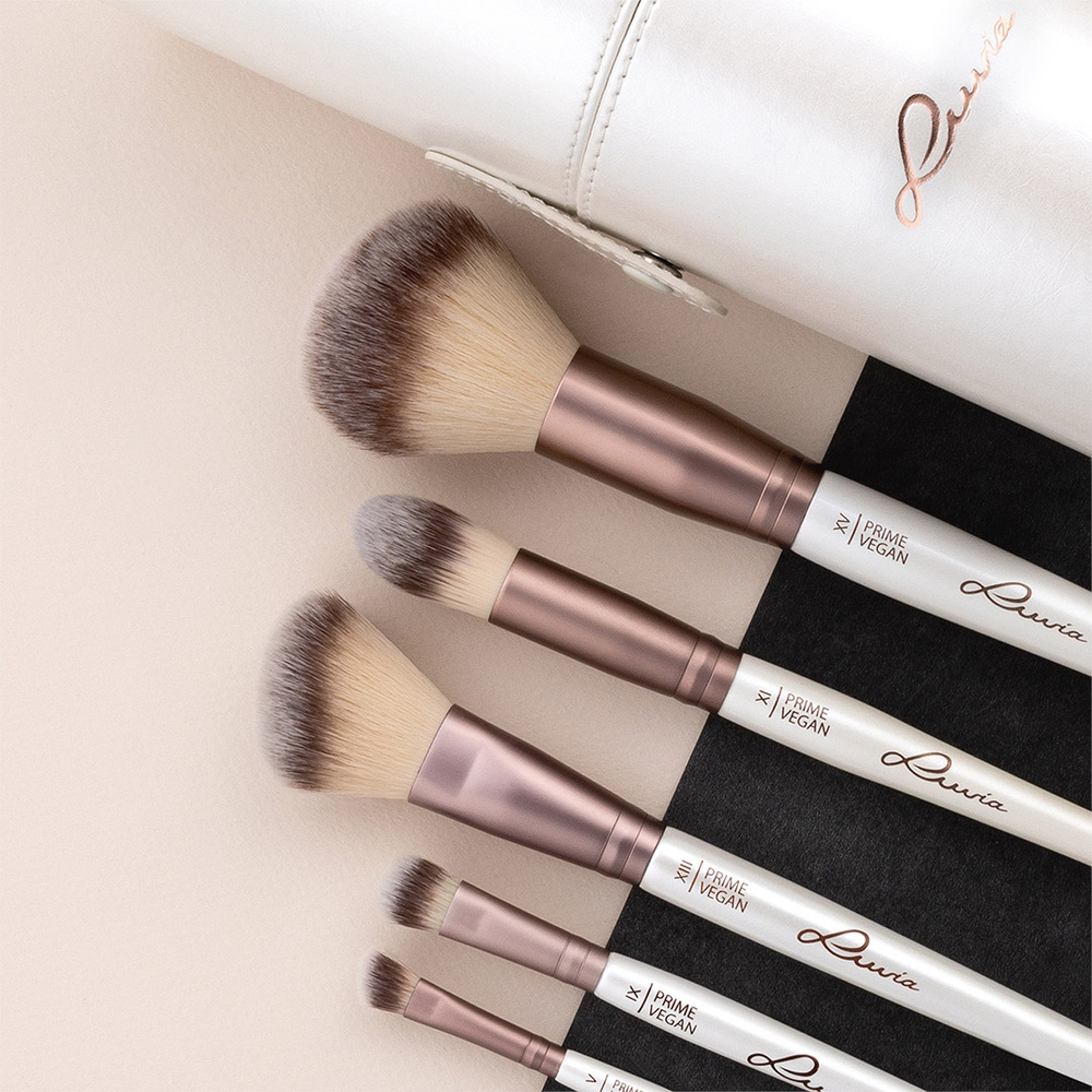 luvia Prime Vegan Set de Pinceaux Professionnels