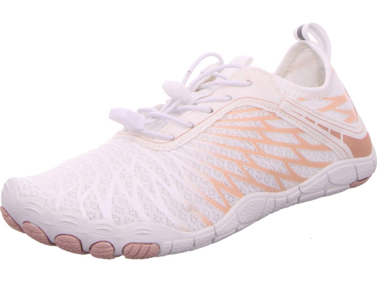 DIVERSE Sportliche Slipper weiss