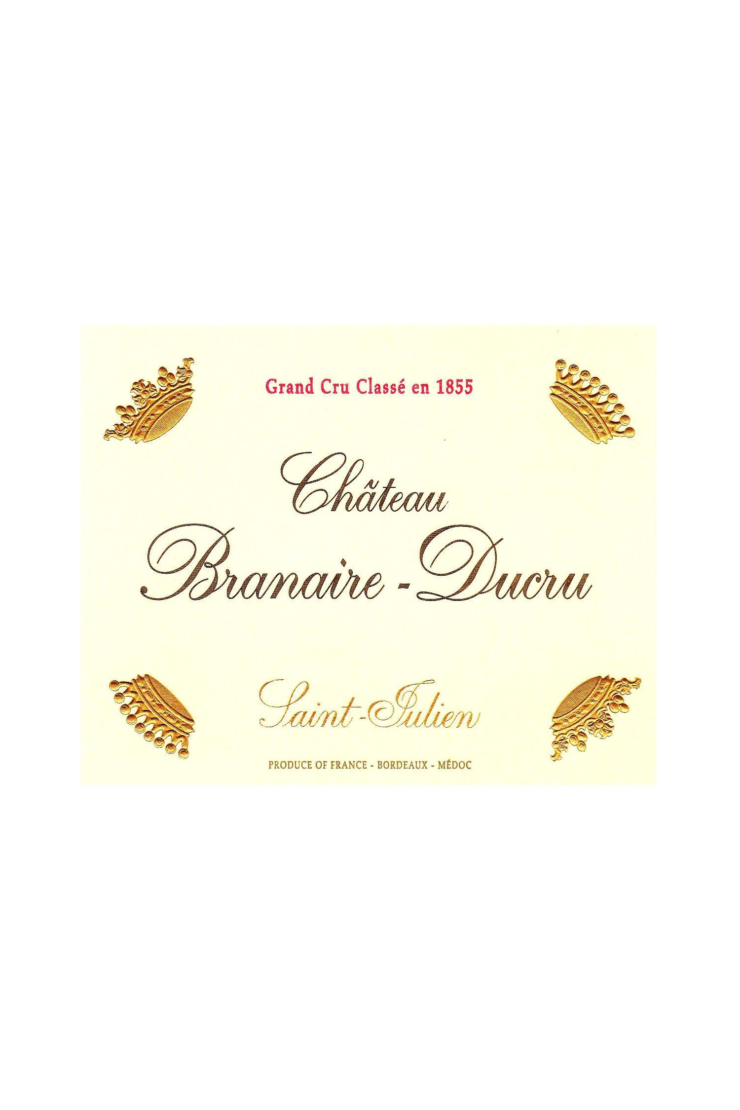 Château Branaire Ducru 1959, Saint Julien
