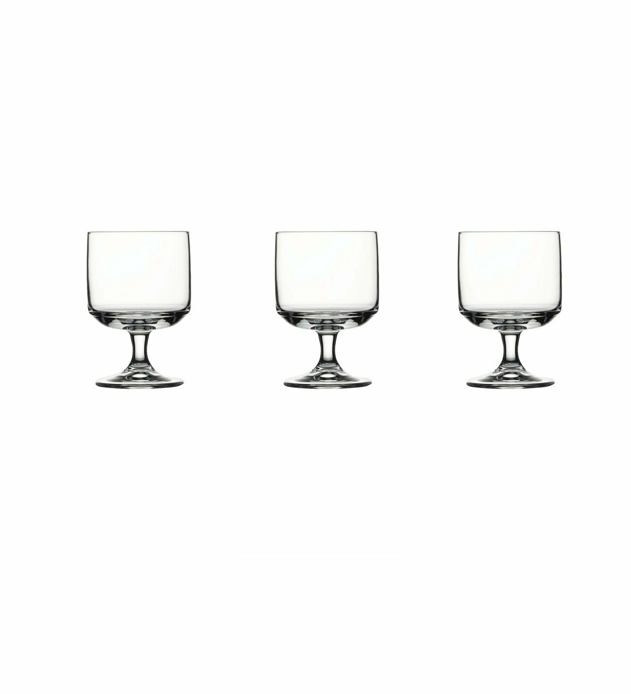 Pasabahce Gläser-Set 44044, Glas, 3er Dessert-Becher aus Glas