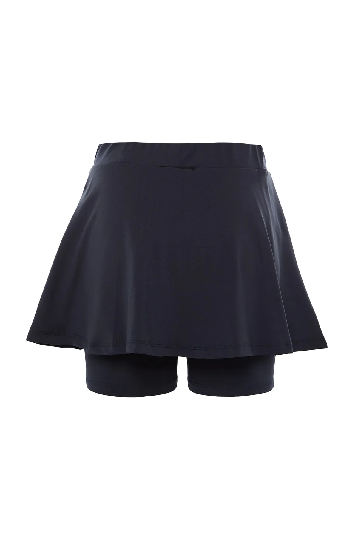 Trendyol Collection  Marineblauer 2-lagiger Tennis-Strick-Sport-Shorts-Rock mit Shorts innen TWOSS22SR00067