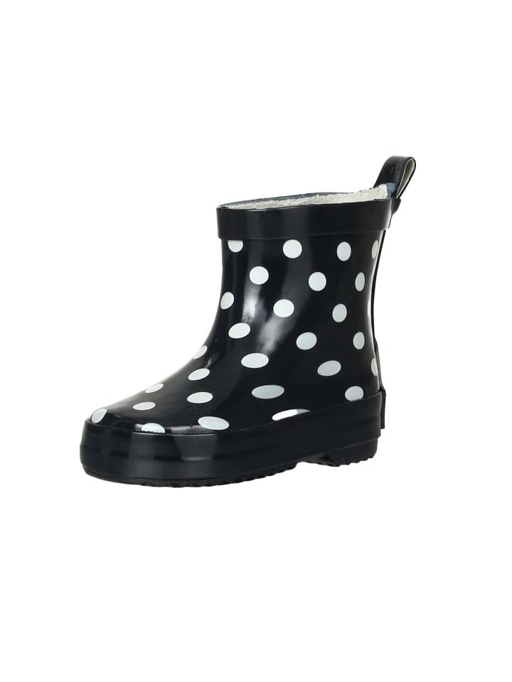 Playshoes Gummistiefel Halbschaft Punkte in Marine günstig kaufen