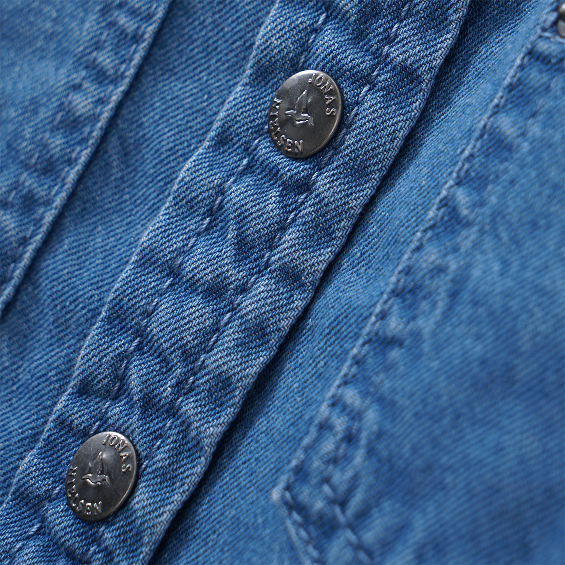 Mädchen Jeanshemd mit Druckknopfleiste
