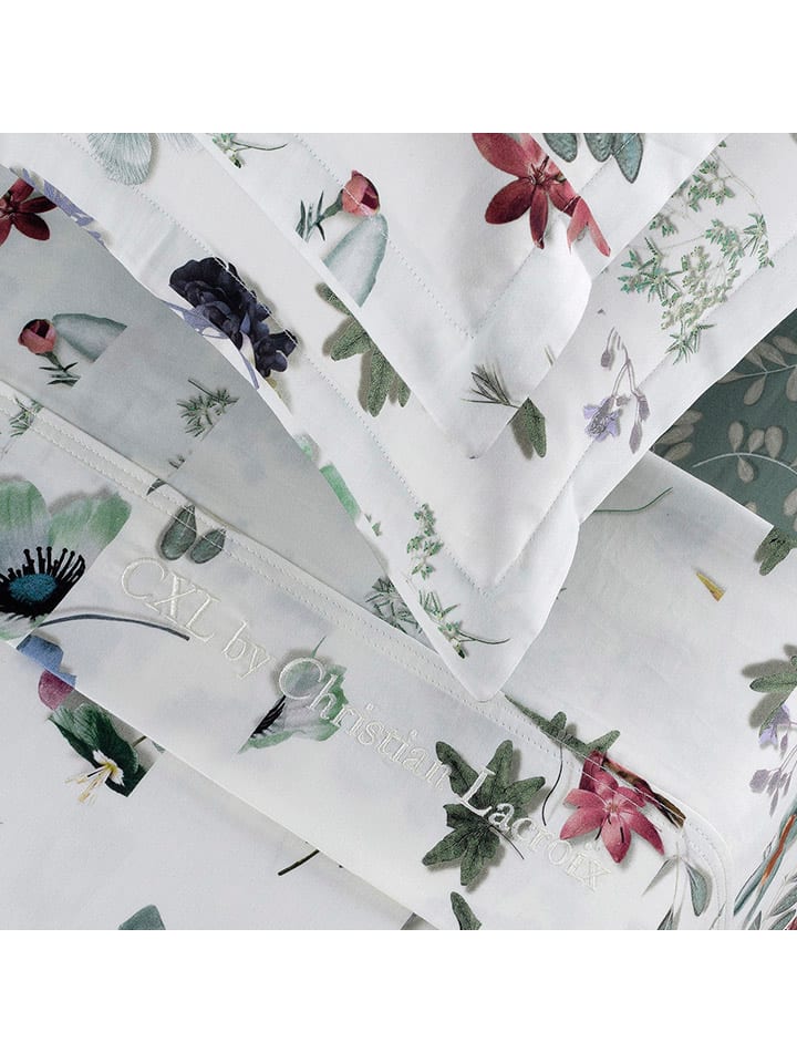 CXL by Christian Lacroix 4tlg. Set: Satin-Bettlaken und Kissenbezüge in Weiß/ Mint günstig kaufen