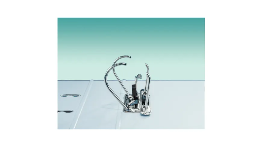 LEITZ Ordner Plastik A4 blau, breit blau