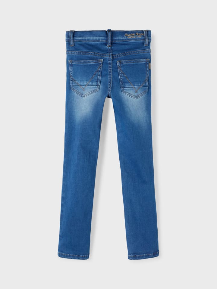 name it Stretch Jeans Slim Fit NKMTHEO in Blau günstig kaufen