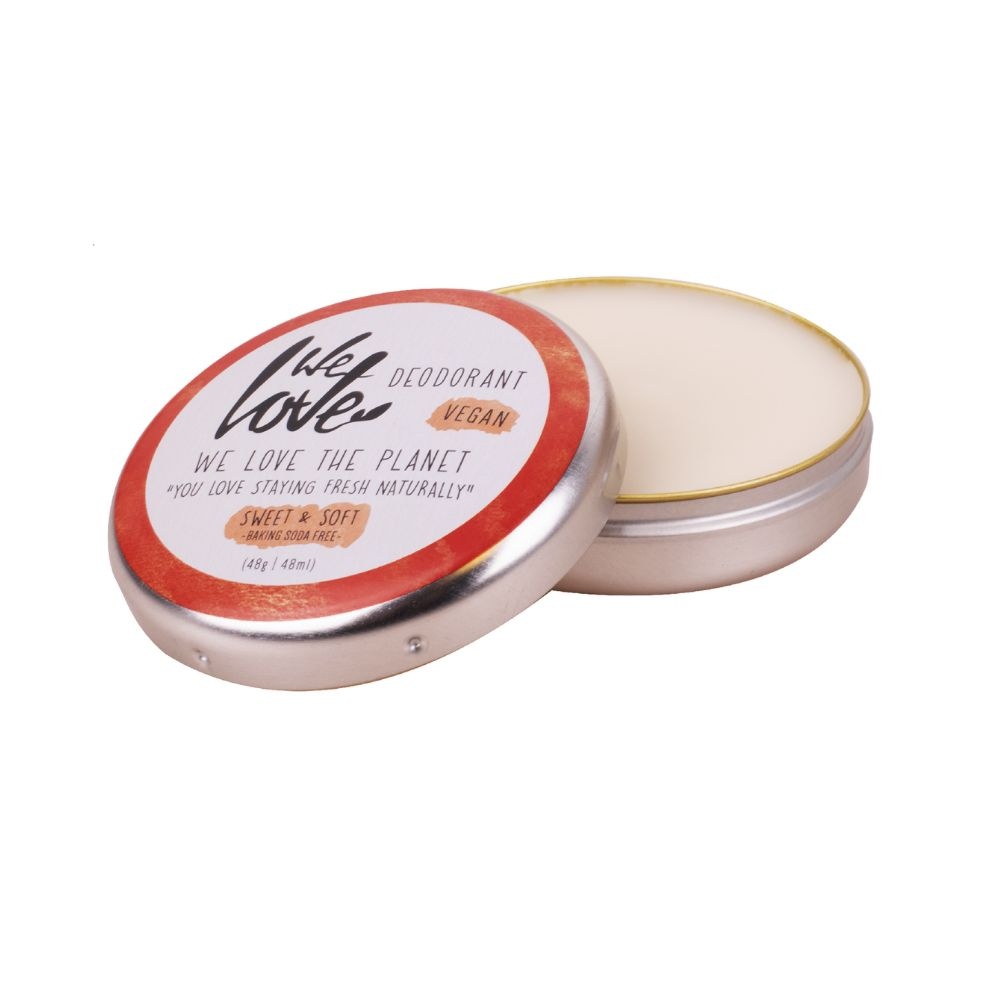 we love the planet Sweet & Soft VEGAN & HYPOALLERGENIQUE Déodorant Crème