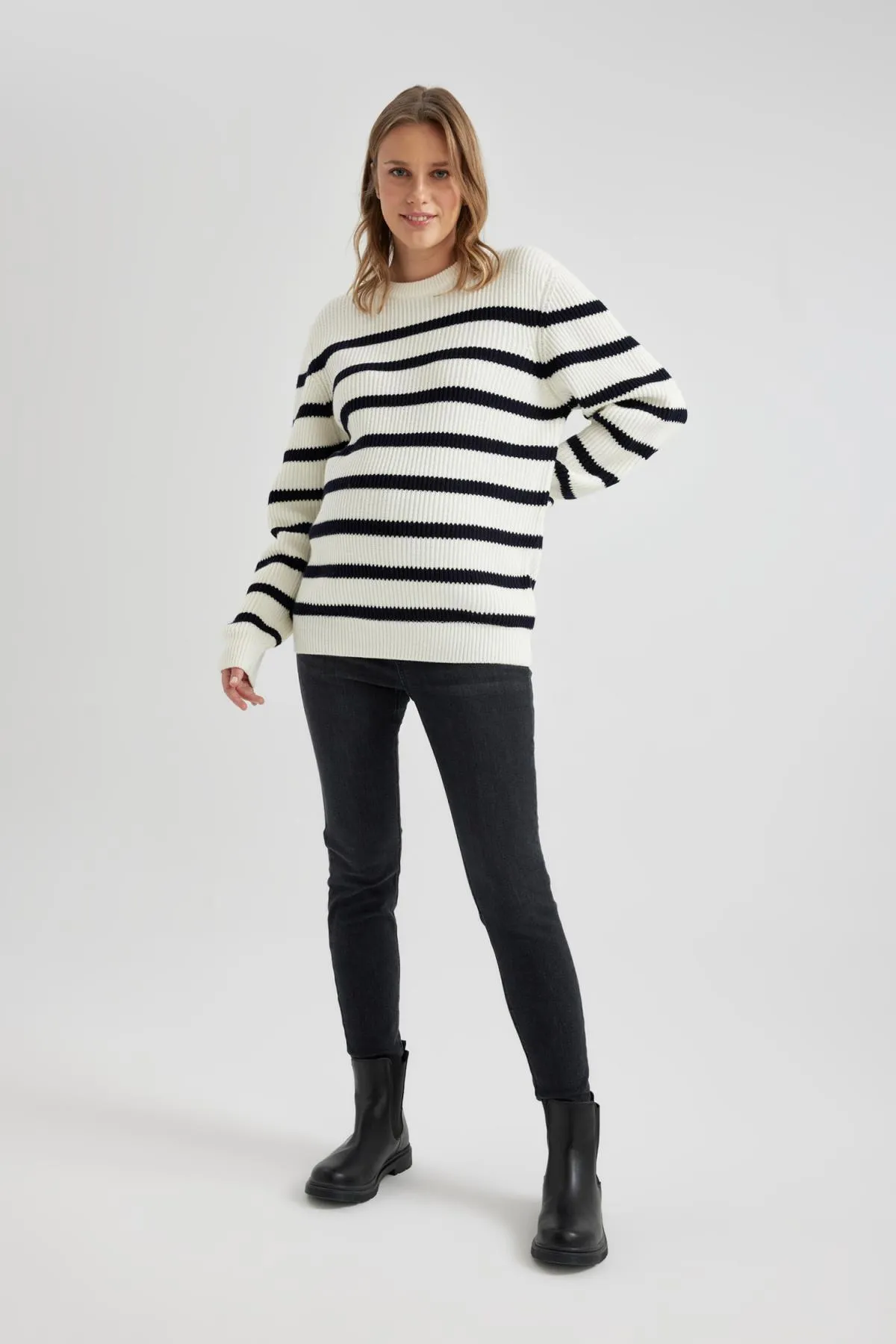 DeFacto  Skinny Fit, extra enge Passform, normale Taille, extra schmales Bein, lange Umstandshose
