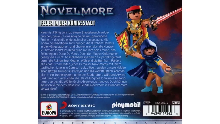 Novelmore-Folge 8: Feuer in der Königsstadt