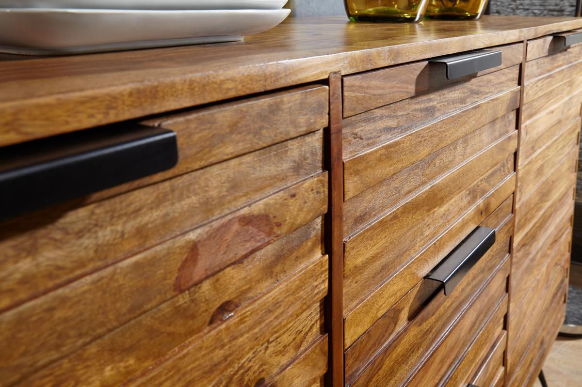 Wohnling Design Sideboard NISHAN 160x40x88 cm