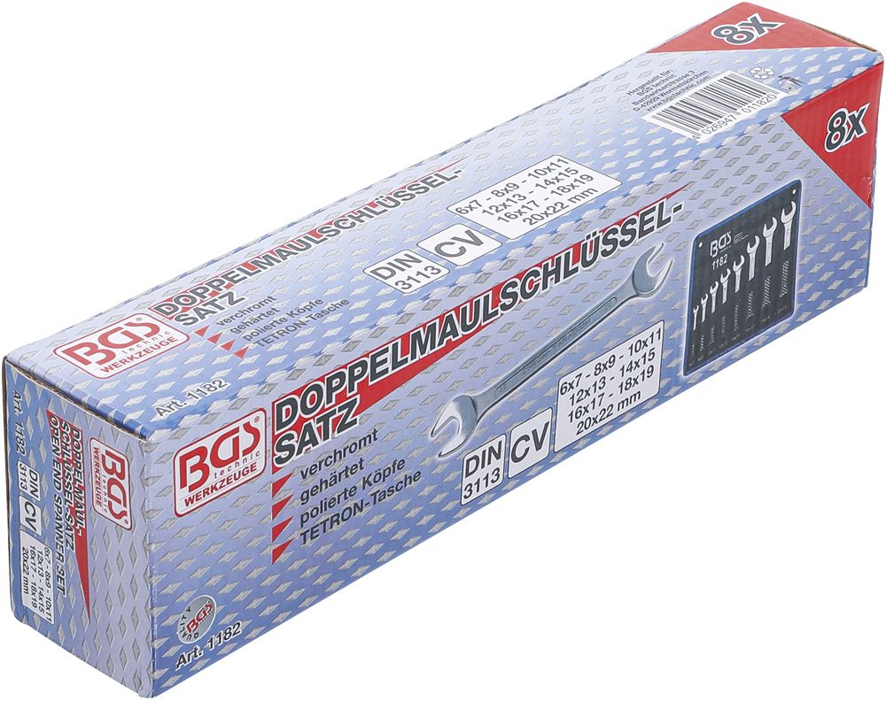 BGS technic Doppel-Maulschlüssel-Satz 8-teilig kaufen | Bike-Discount