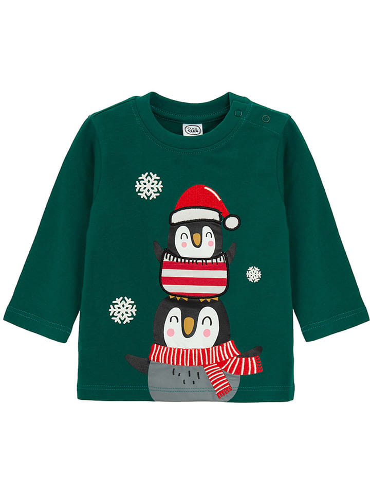 COOL CLUB Longsleeve in Dunkelgrün günstig kaufen