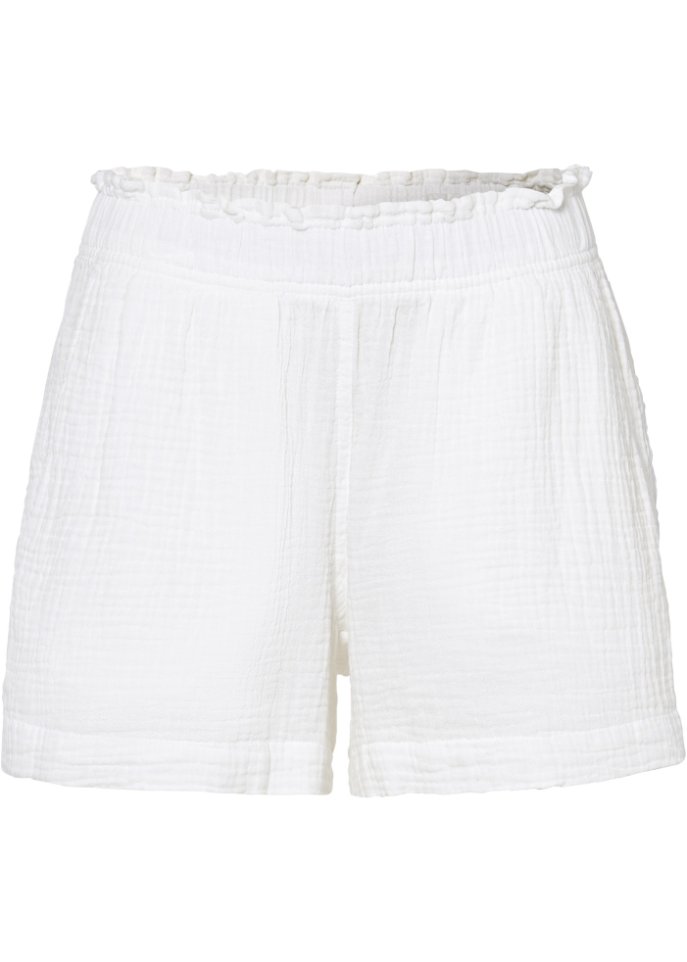 Musselin-Shorts aus Baumwolle