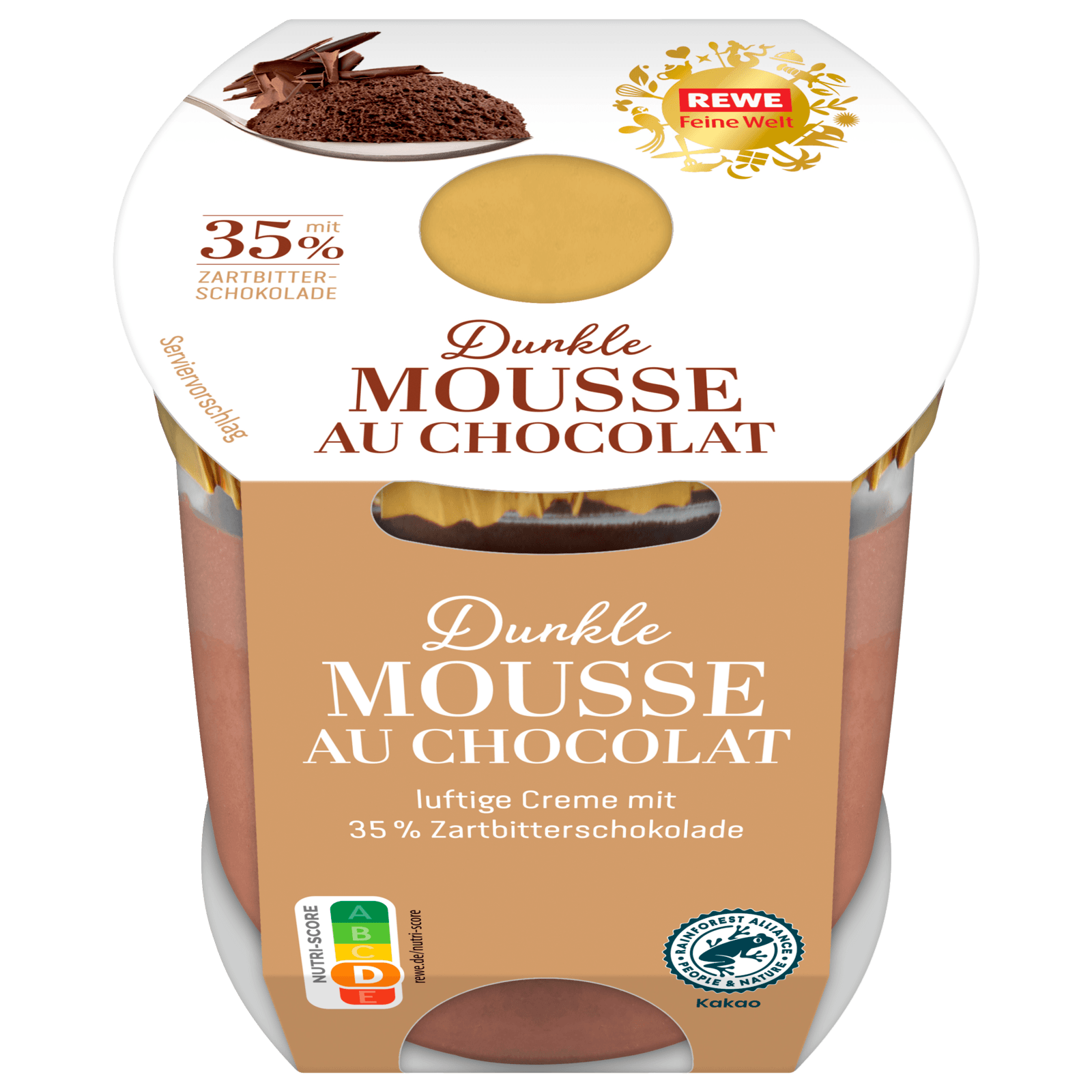 REWE Feine Welt Dunkle Mousse au Chocolat 80g