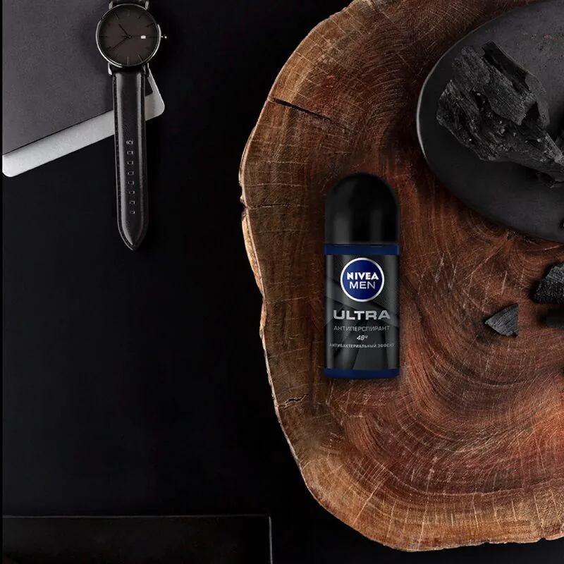 „Nivea Men Deep“ rutulinis antiperspirantas vyrams