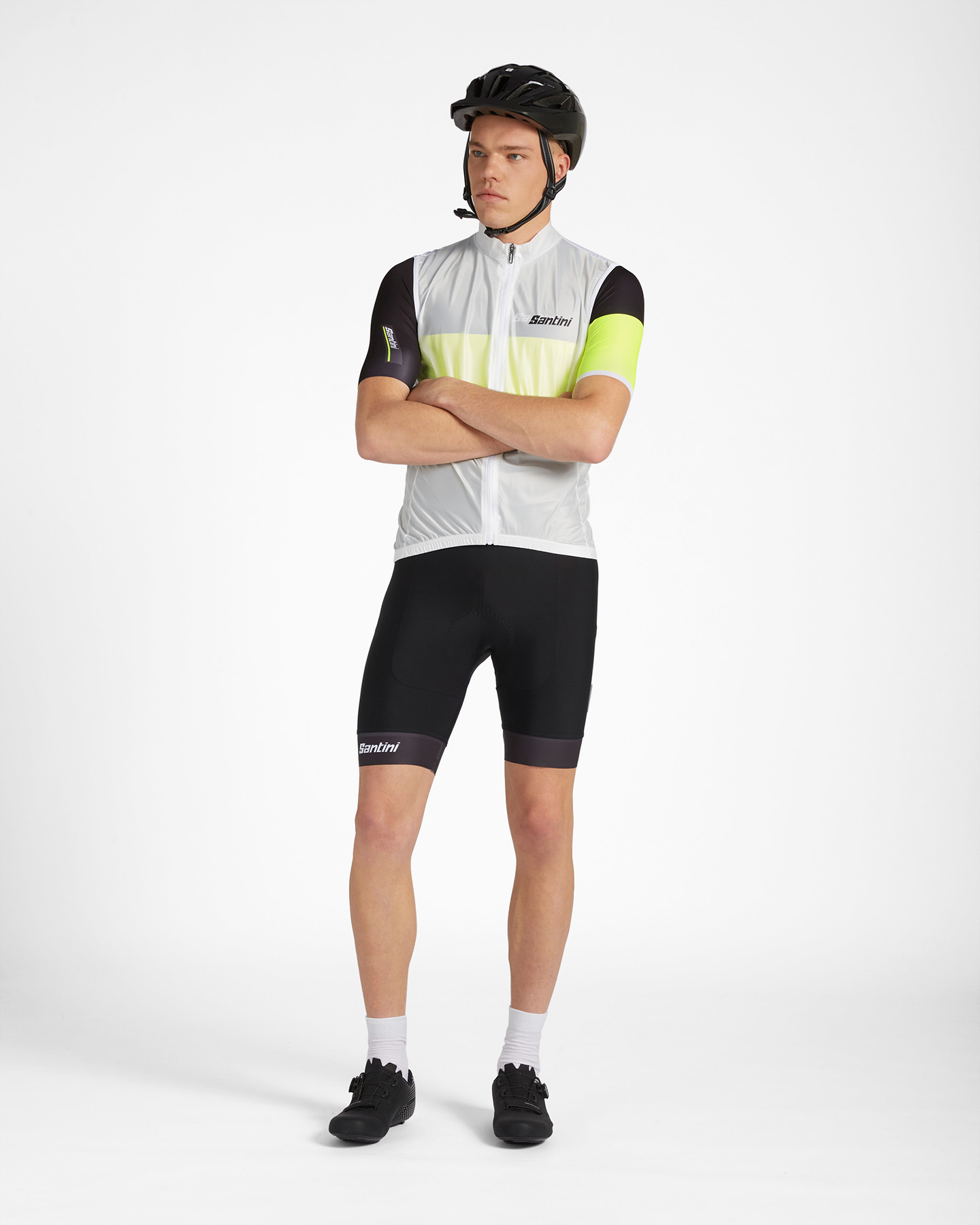 Vetruodolná cyklistická bunda Santini M 9C54575FINELITE
