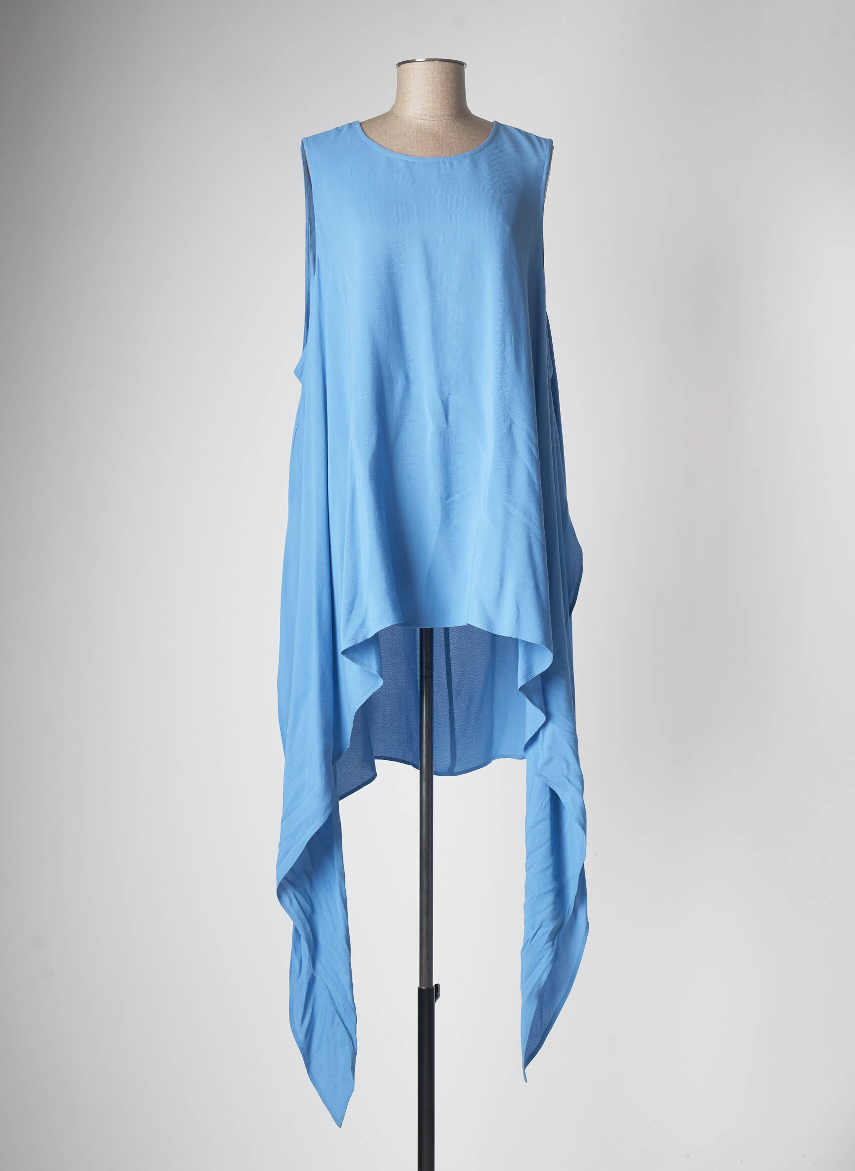Mat Tuniquesansmanche Femme couleur bleu
