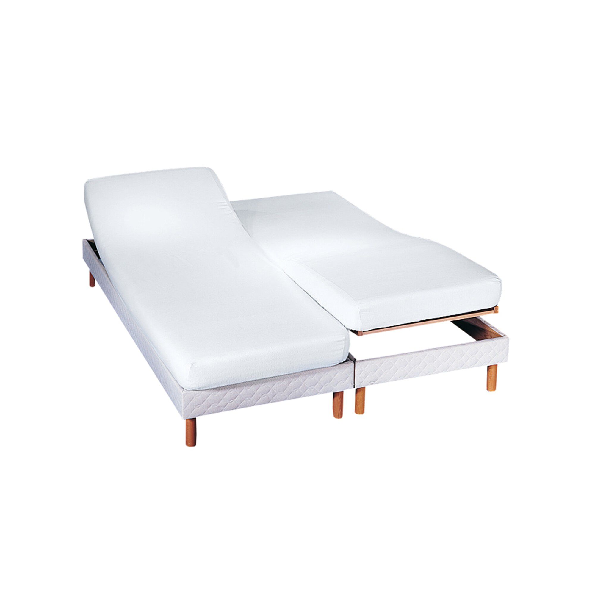 Protège-matelas tête et pieds relevables absorbant