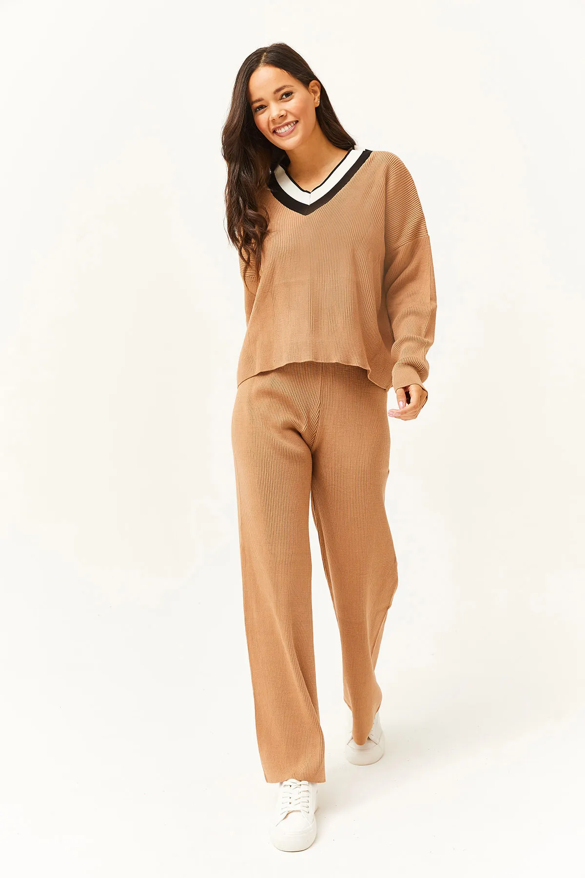 Olalook  Zweiteiler - Braun - Regular Fit