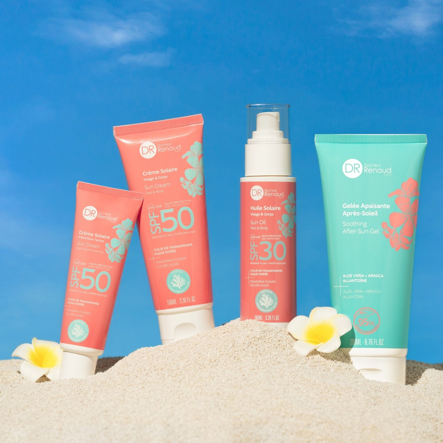 Olio solare per viso e corpo Dr. Renaud SPF30