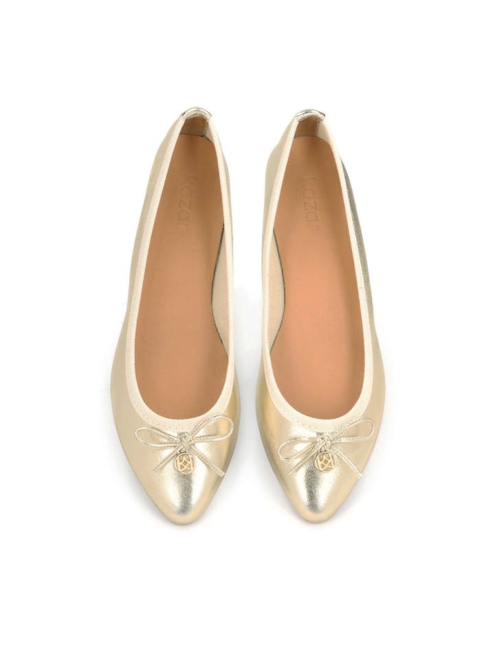 Kazar Ballerinas DENISE in Gold günstig kaufen
