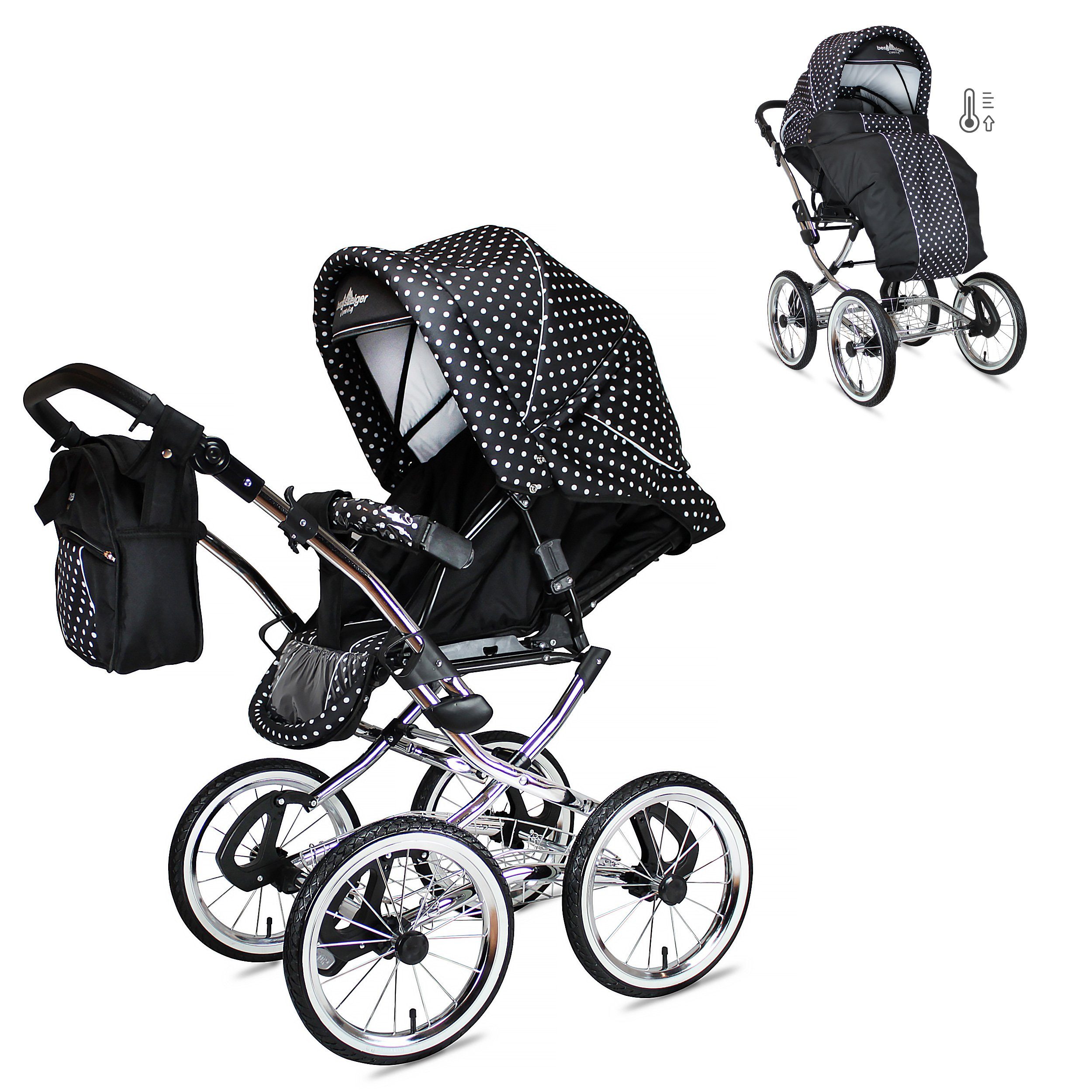 bergsteiger Kombi-Kinderwagen Venedig, (10-tlg)