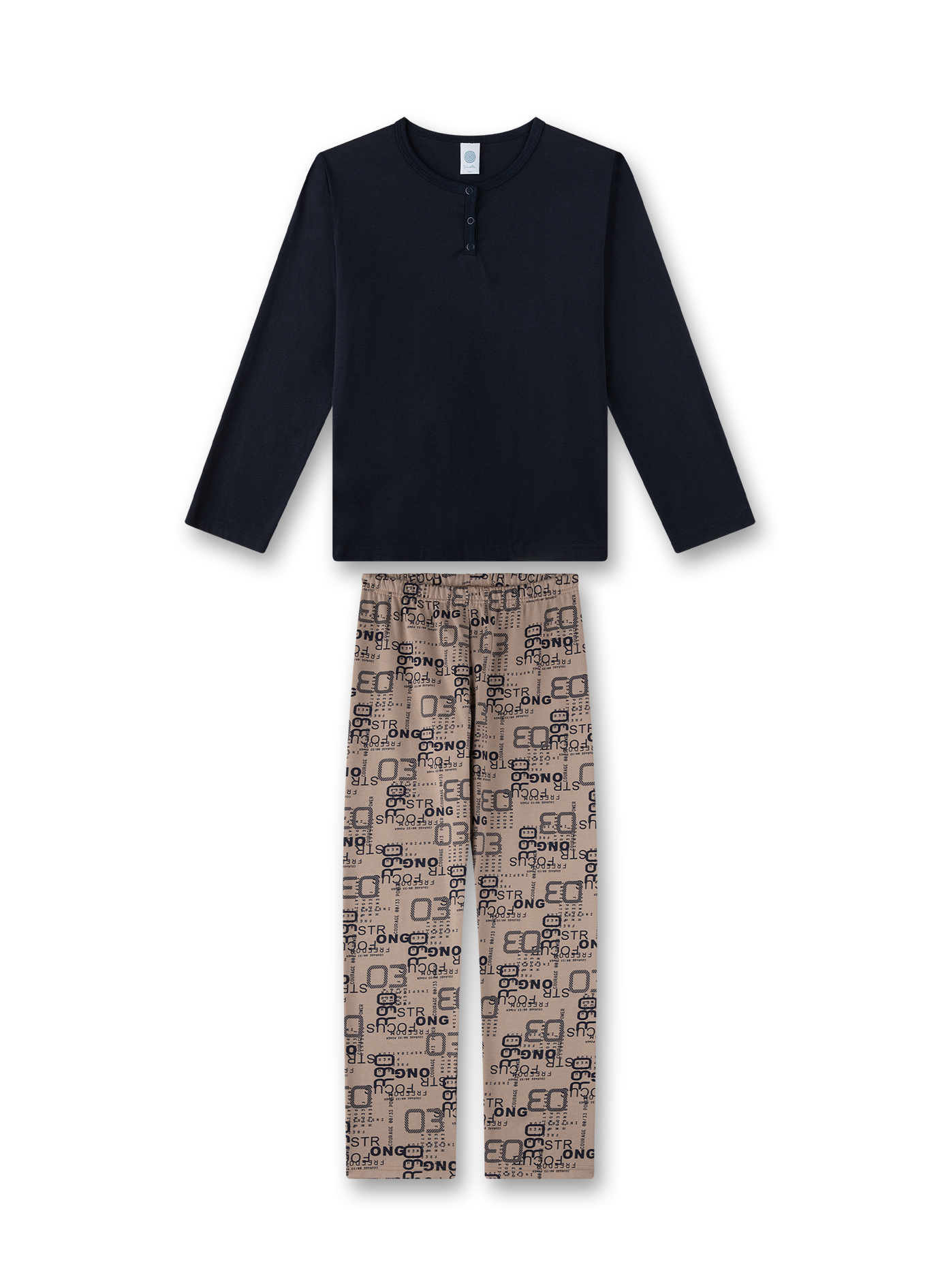 Jungen-Schlafanzug Blau