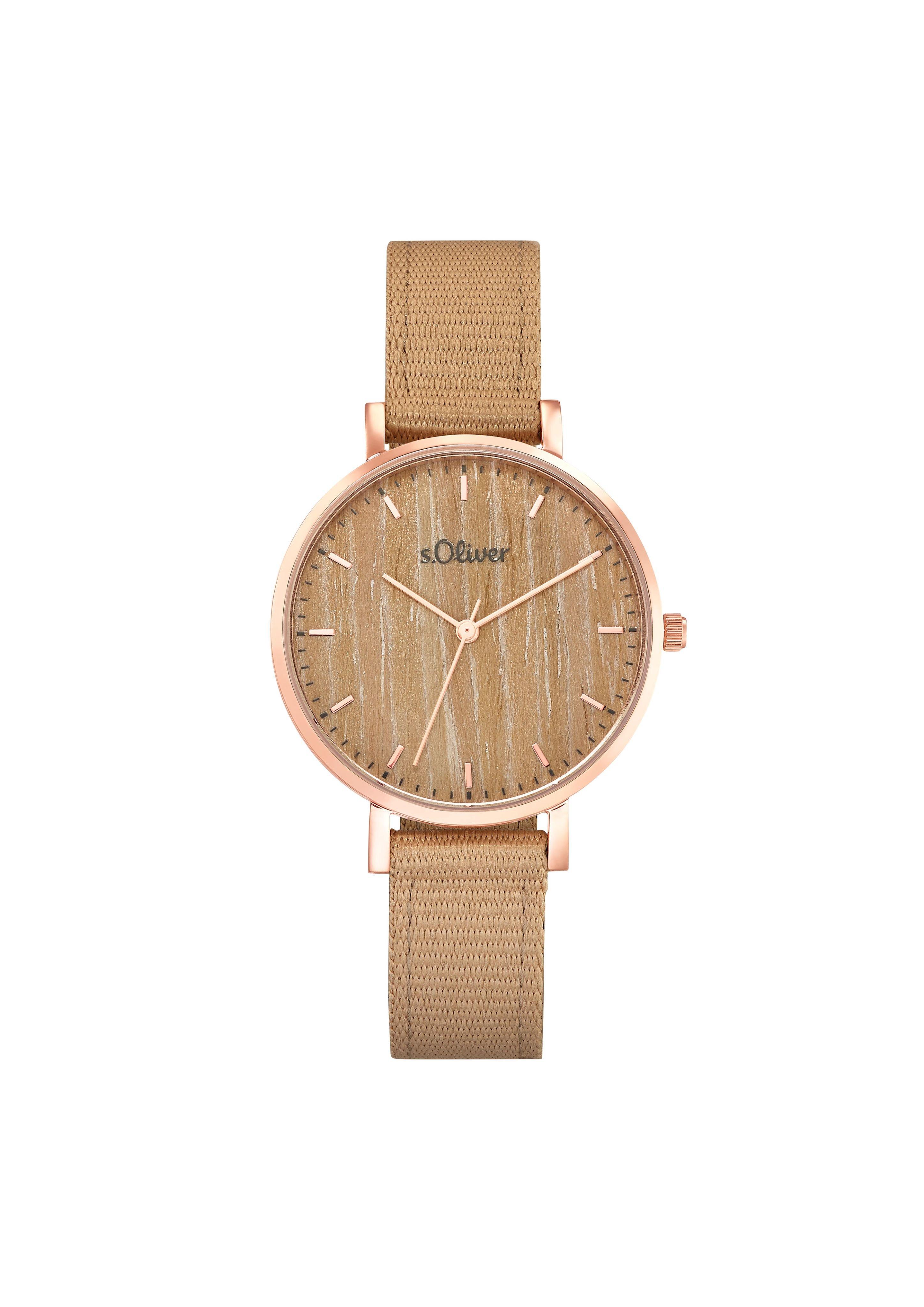 Uhr in Holz-Optik  6007218-44B0