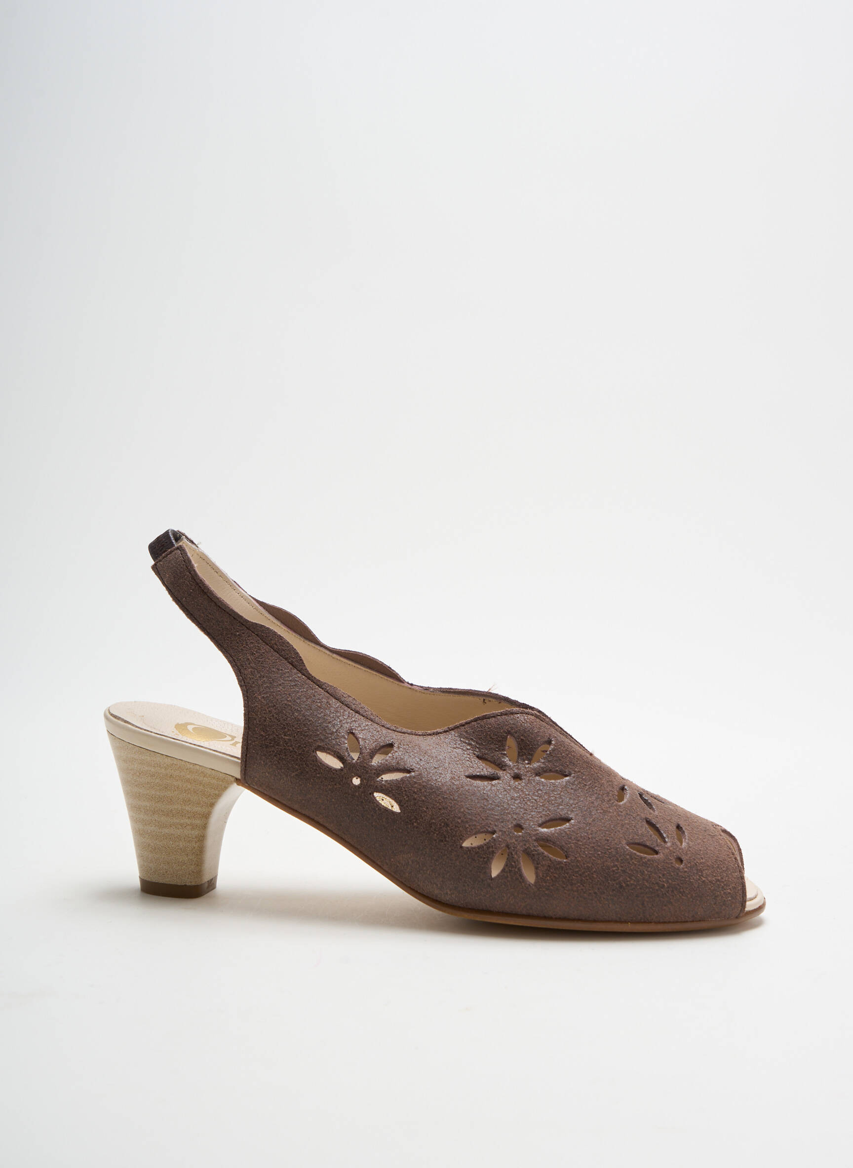 Ombelle Sandales Nu Pieds Femme couleur marron