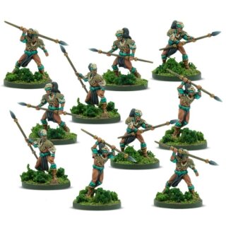 Maya: Calakmal Warriors With Spears (EN)