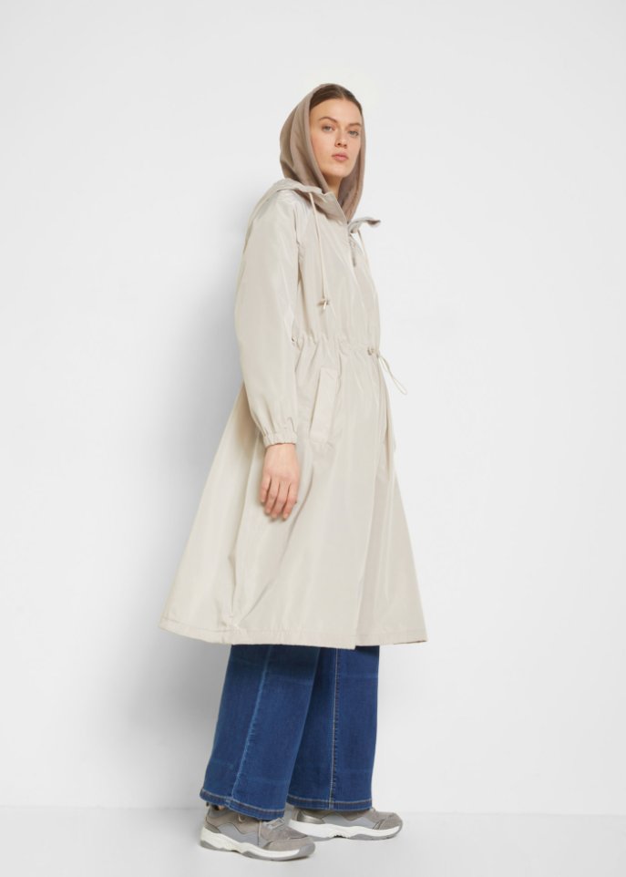 Oversize Funktions-Mantel, sehr weit, wasserdicht