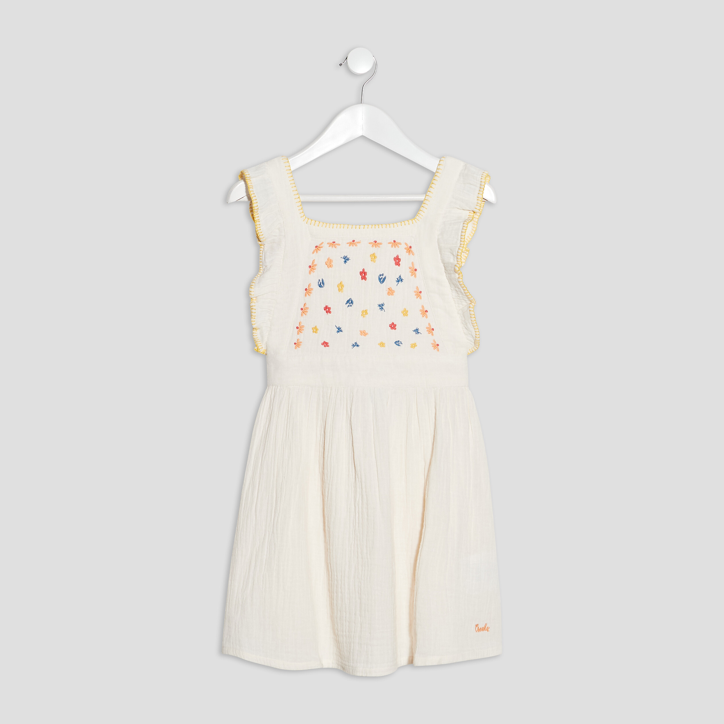 Robe évasée Creeks sable fille | La Halle