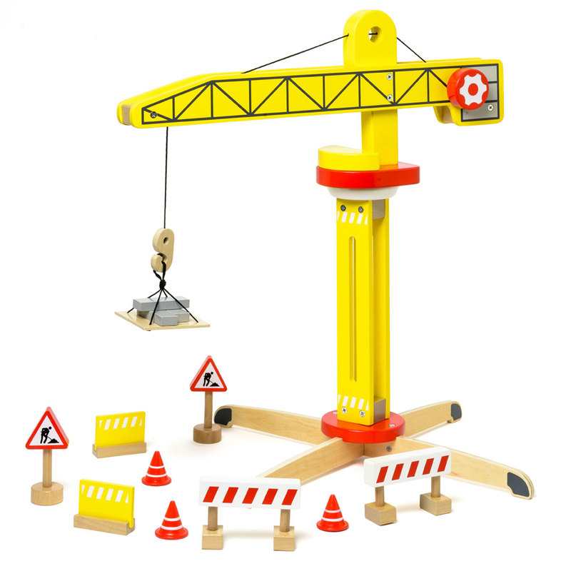Grue en bois mécanique Oxybul
