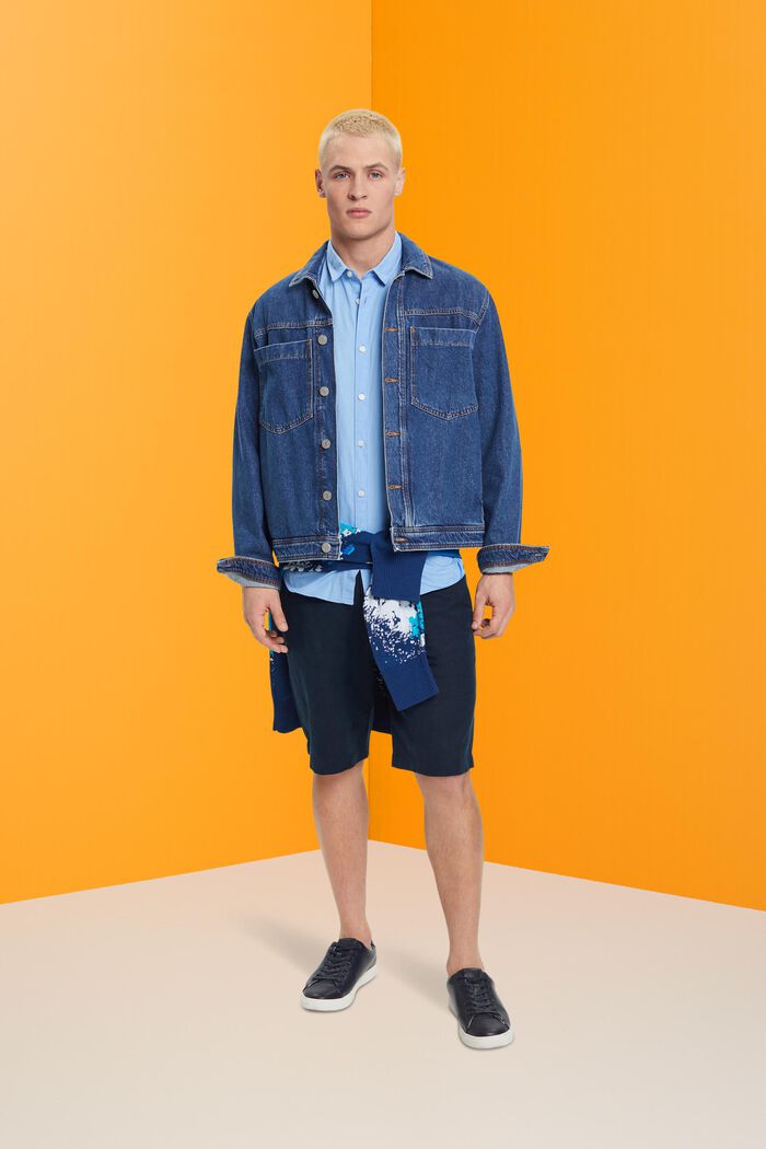 Nachhaltiges Baumwollhemd Slim Fit