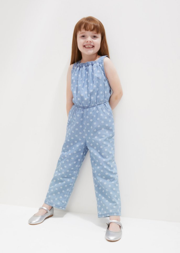 Mädchen Jeans-jumpsuit