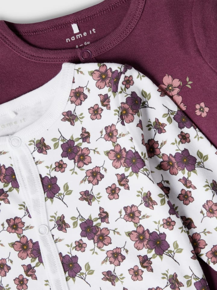 name it Schlafstrampler 2er Pack in prune purple günstig kaufen