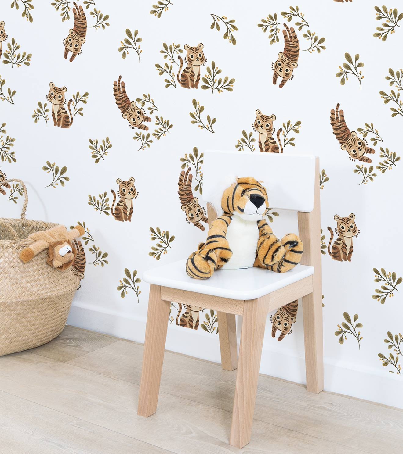 Lilipinso Kinderzimmer Vliestapete mit Tigern FELIDAE LILIPINSO - braun