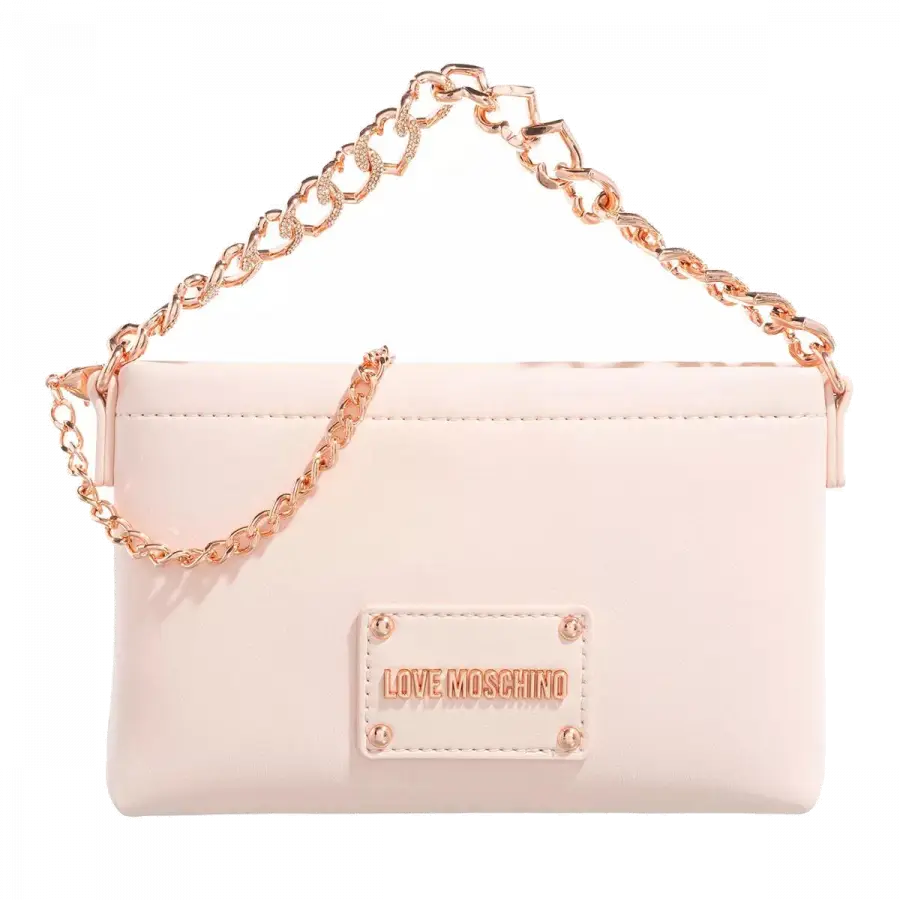 Love Moschino - Love Moschino Shoulder Bags Metallkette Quarz - pink